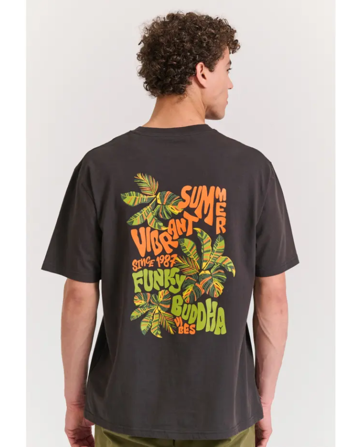 FUNKY BUDDHA Relaxed fit t-shirt with...