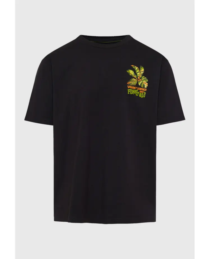 FUNKY BUDDHA Relaxed fit t-shirt with...