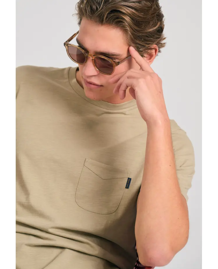 FUNKY BUDDHA Βαμβακερό t-shirt με...
