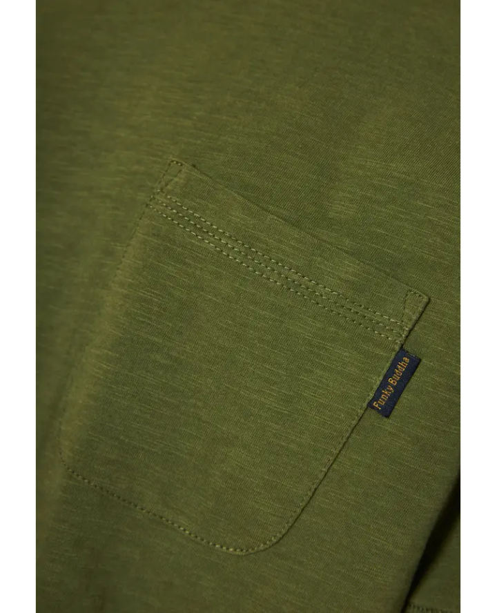 FUNKY BUDDHA Βαμβακερό t-shirt με...