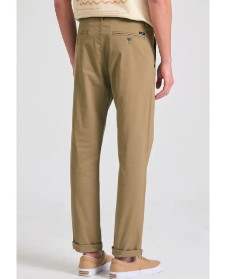 FUNKY BUDDHA Men's chino pants - The essentials FBM011-001-02 OREGANO