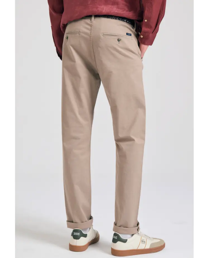 FUNKY BUDDHA Ανδρικό chino παντελόνι...