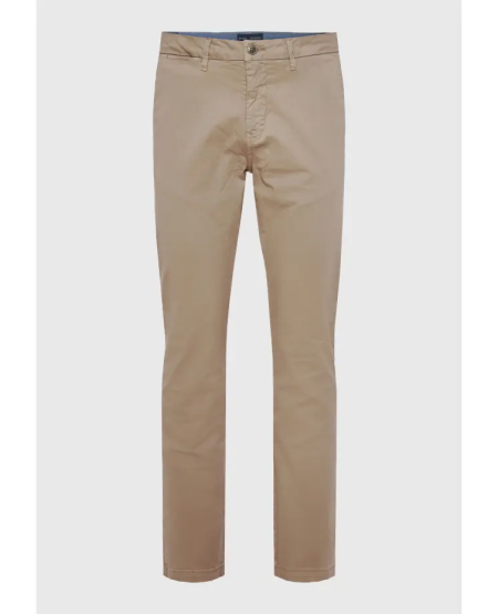 FUNKY BUDDHA Ανδρικό chino παντελόνι - The essentials FBM011-001-02 GREIGE