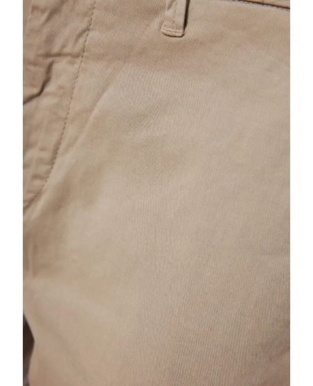 FUNKY BUDDHA Ανδρικό chino παντελόνι - The essentials FBM011-001-02 GREIGE