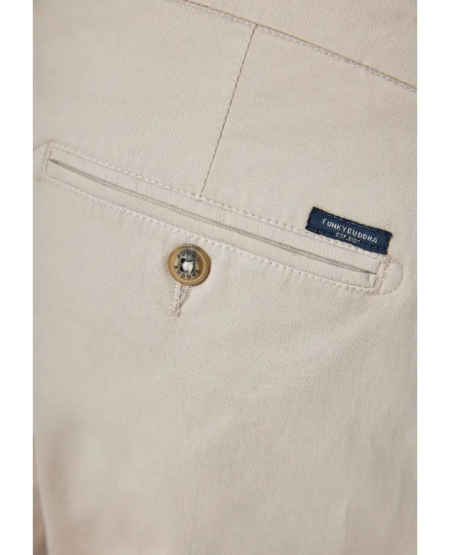 FUNKY BUDDHA Men's chino pants - The essentials FBM011-001-02 MIST GREY