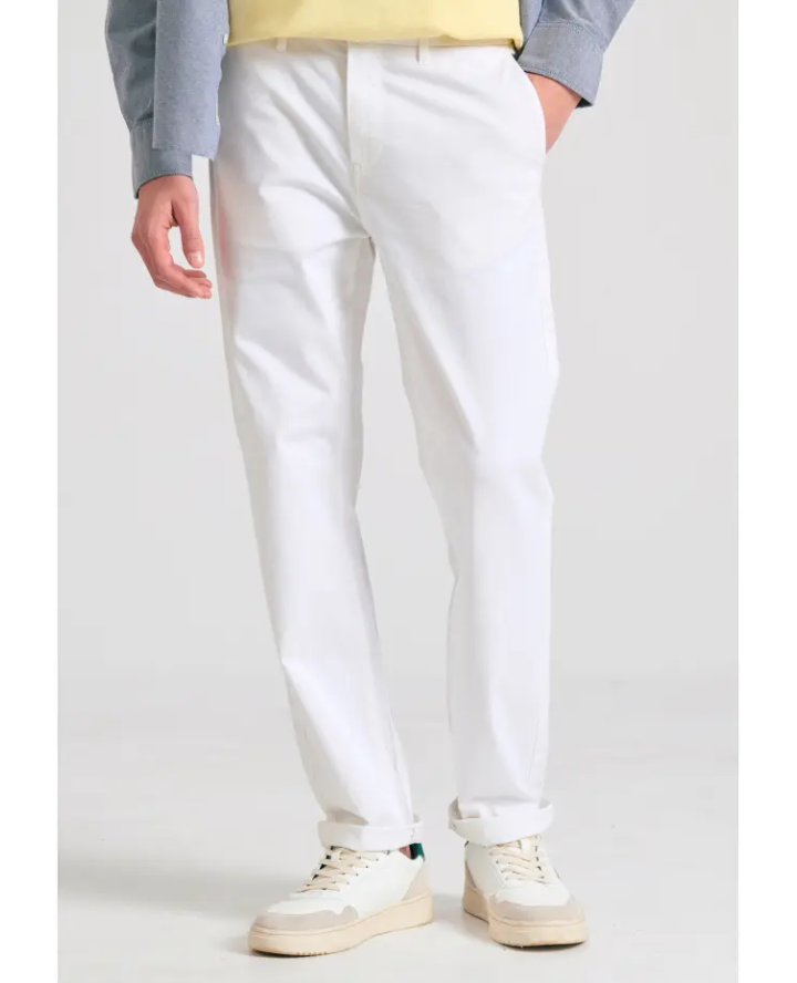 FUNKY BUDDHA Ανδρικό chino παντελόνι...