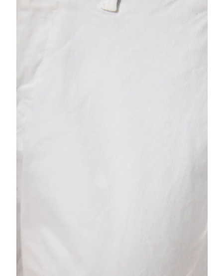 FUNKY BUDDHA Ανδρικό chino παντελόνι - The essentials FBM011-001-02 WHITE