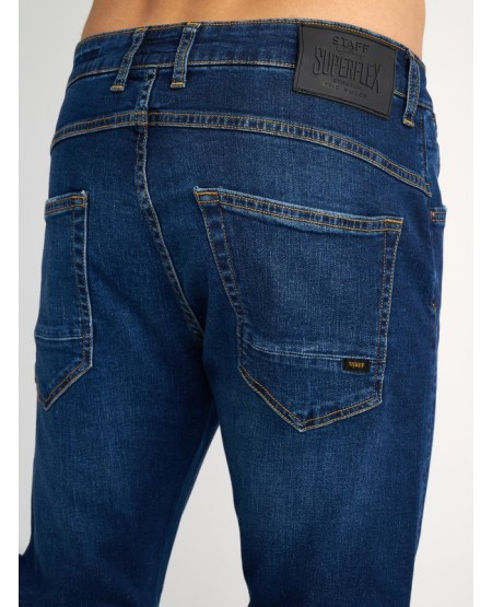 STAFF JEANS Flexy Τζιν Ανδρικό Παντελόνι-Slim Fit 5-820.824.B1.053