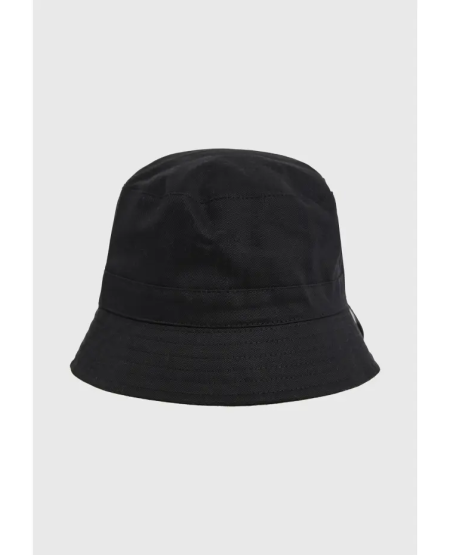 FUNKY BUDDHA Men's hat with branded print FBM011-068-10 BLACK