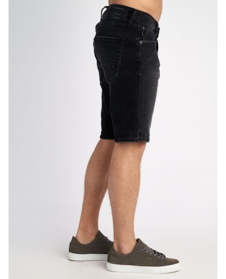 STAFF JEANS Paolo Μαύρη Ανδρική τζιν Βερμούδα Classic Fit 5-890.388.BL.053