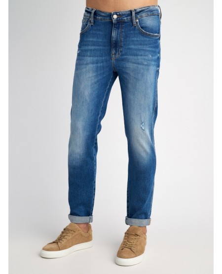 STAFF JEANS Sapphire Τζιν Ανδρικό Παντελόνι-Tapered Fit 5-815.010.S2.053