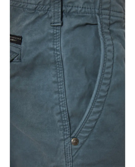 FUNKY BUDDHA Ανδρική cargo βερμούδα - The essentials FBM011-002-03 STEEL GREY
