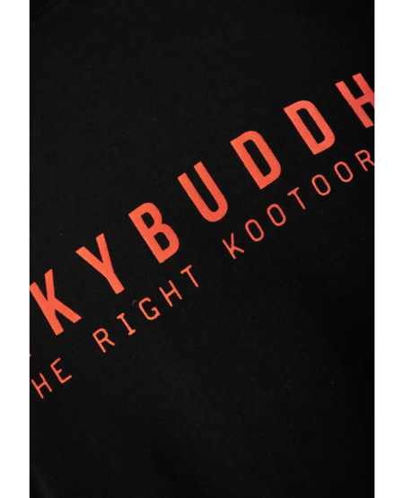 FUNKY BUDDHA T-shirt με Funky Buddha τύπωμα - The essentials FBM011-011-04 BLACK