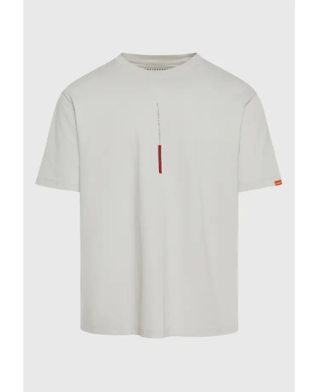 FUNKY BUDDHA Relaxed fit t-shirt με photographic τύπωμα FBM011-302-04 MIST