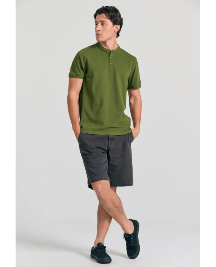 FUNKY BUDDHA Μπλούζα polo με λαιμό...