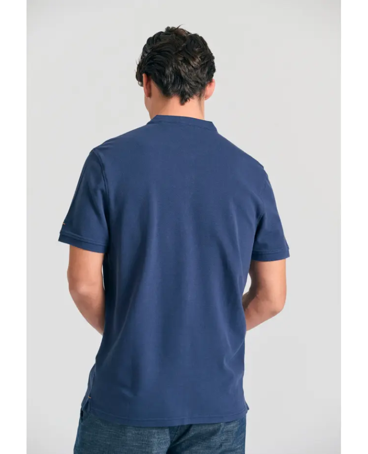 FUNKY BUDDHA Μπλούζα polo με λαιμό...