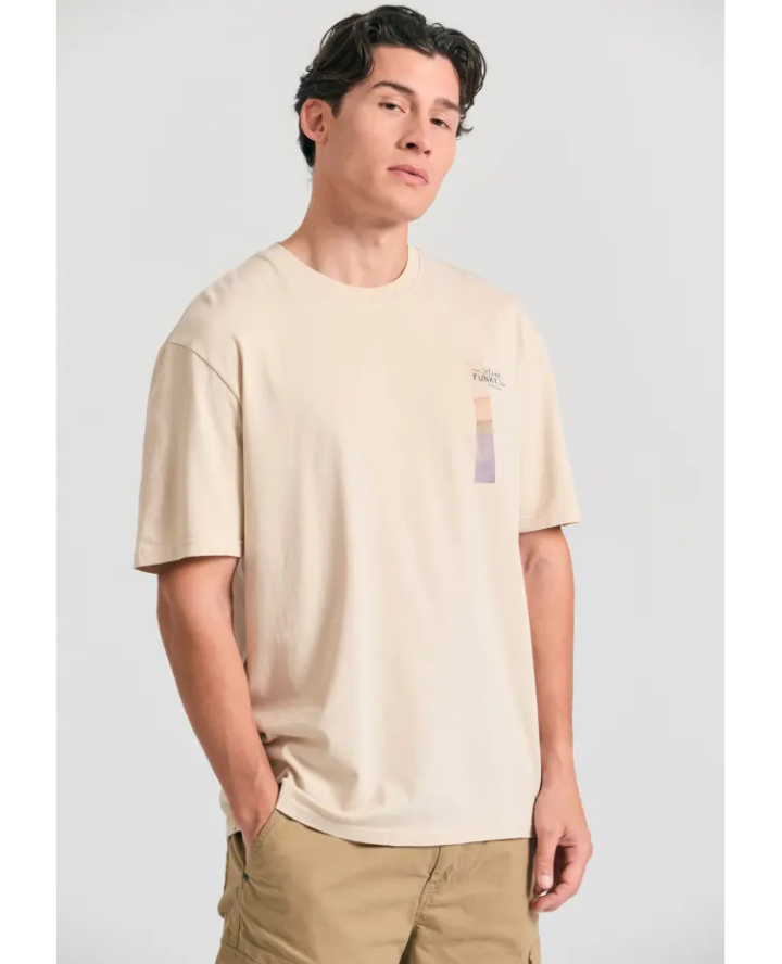 FUNKY BUDDHA Relaxed fit t-shirt με...