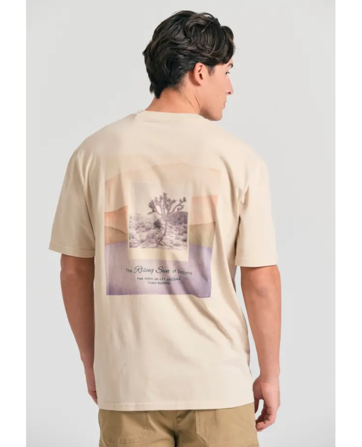 FUNKY BUDDHA Relaxed fit t-shirt με...
