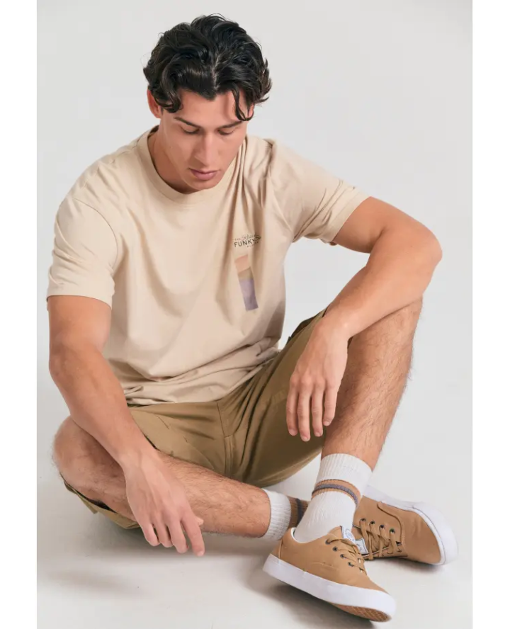 FUNKY BUDDHA Relaxed fit t-shirt με...