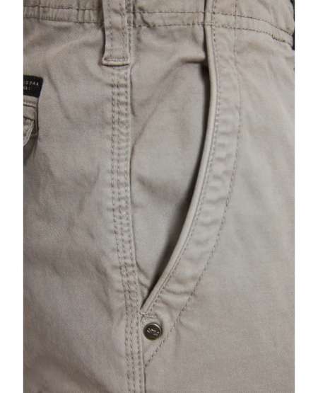 FUNKY BUDDHA Men's cargo shorts - The essentials FBM011-002-03 ELEPHANT