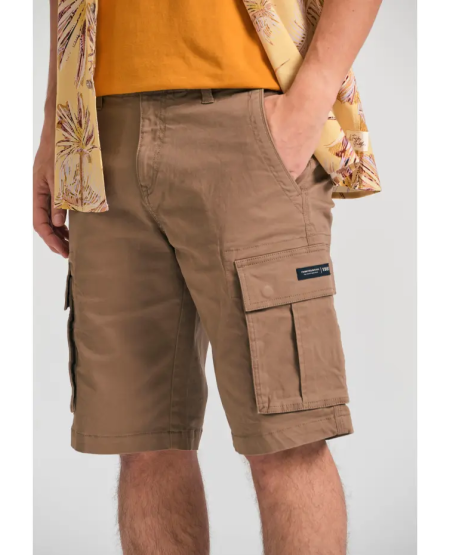 FUNKY BUDDHA Men's cargo shorts - The essentials FBM011-002-03 CIGAR