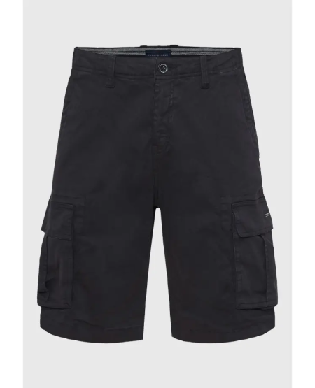 FUNKY BUDDHA Ανδρική cargo βερμούδα - The essentials FBM011-002-03 NAVY