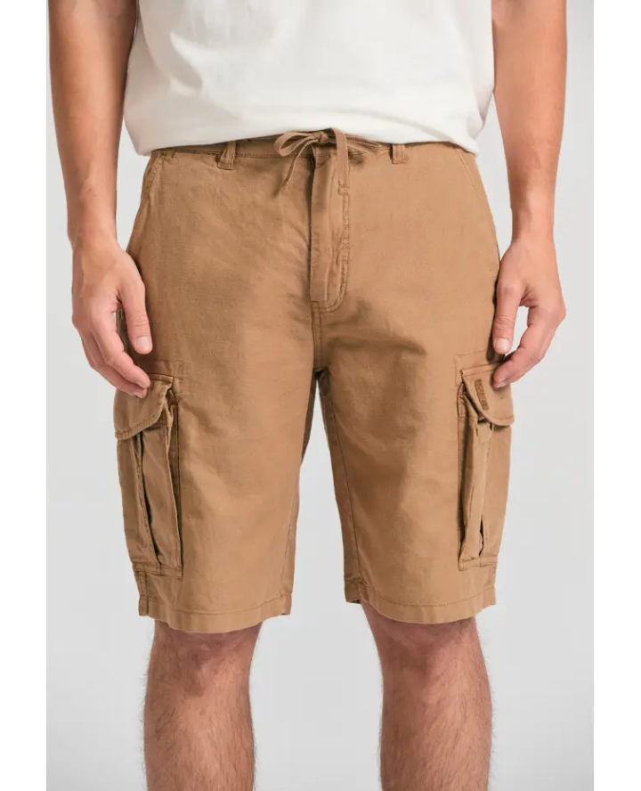 FUNKY BUDDHA Loose fit linen blend...
