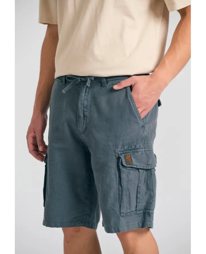 FUNKY BUDDHA Loose fit linen blend...