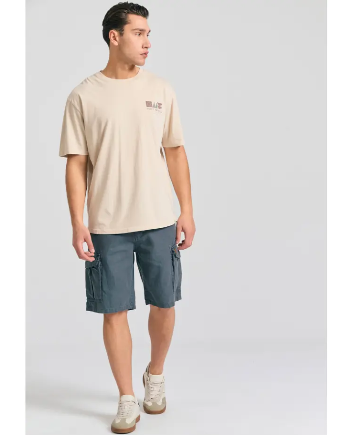 FUNKY BUDDHA Loose fit linen blend...