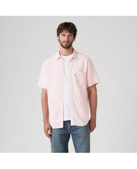 LEVI'S® Short Sleeve Sunset Cotton Linen One Pocket Shirt 866240070