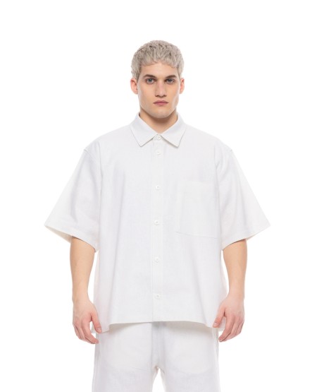 COVER JEANS ΑΝΔΡΙΚΟ  OVERSHIRT D4066-30 WHITE