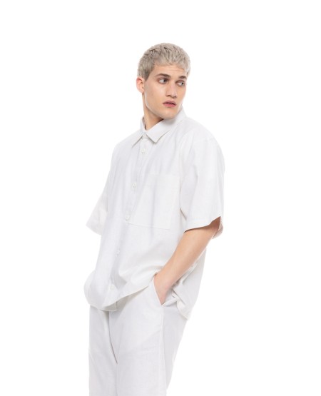 COVER JEANS ΑΝΔΡΙΚΟ  OVERSHIRT D4066-30 WHITE