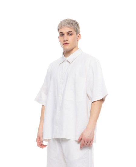 COVER JEANS ΑΝΔΡΙΚΟ  OVERSHIRT D4066-30 WHITE