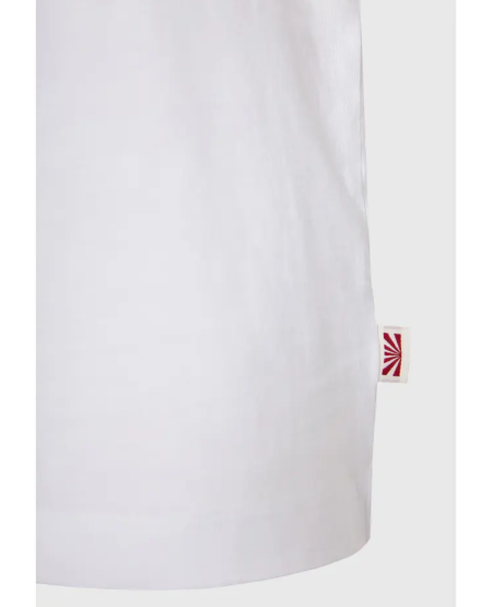 FUNKY BUDDHA Ανδρικό tank top με logo στο στήθος FBM011-003-04 WHITE