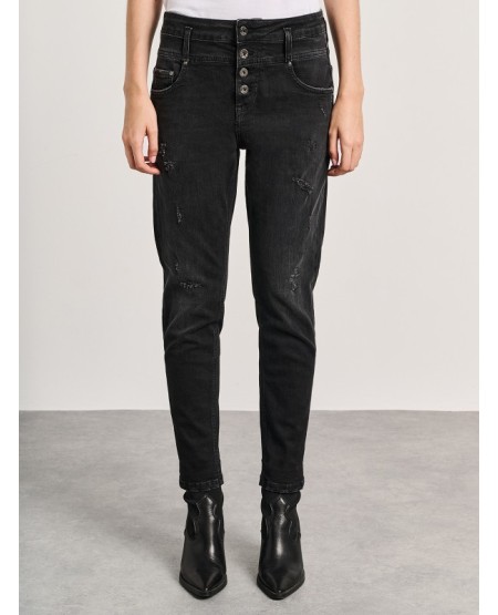STAFF JEANS Irene Γυναικείο Τζιν Παντελόνι-Boyfriend Fit Cropped 5-907.202.BLS.054