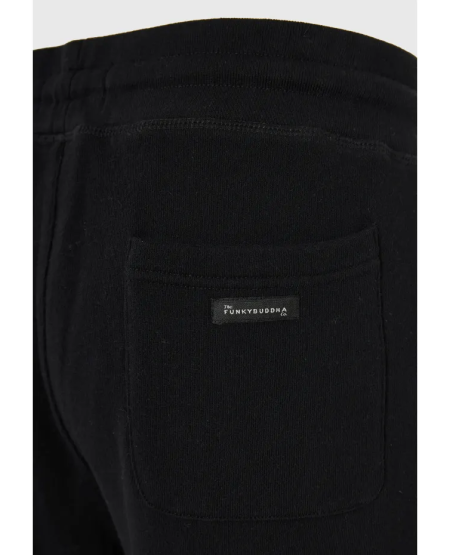 FUNKY BUDDHA Men's jogger pants FBM012-050-02 BLACK