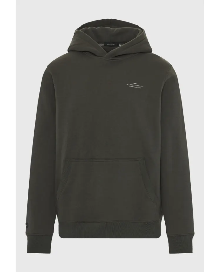 FUNKY BUDDHA Solid overhead hoodie -...