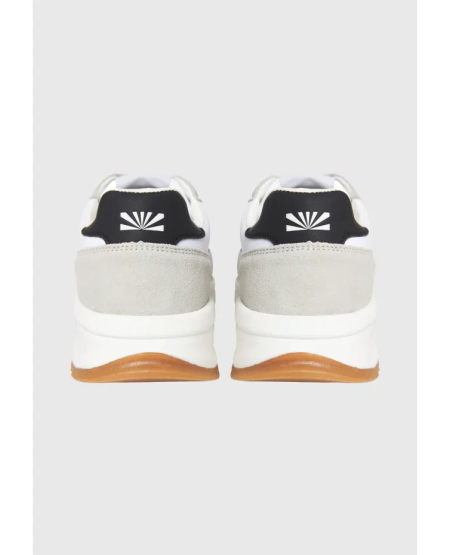 FUNKY BUDDHA Men's suede sneakers FBM012-020-08 WHITE