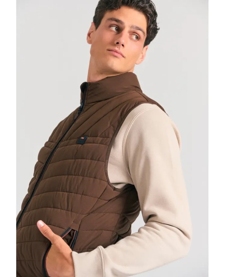 FUNKY BUDDHA Men's vest quilted...