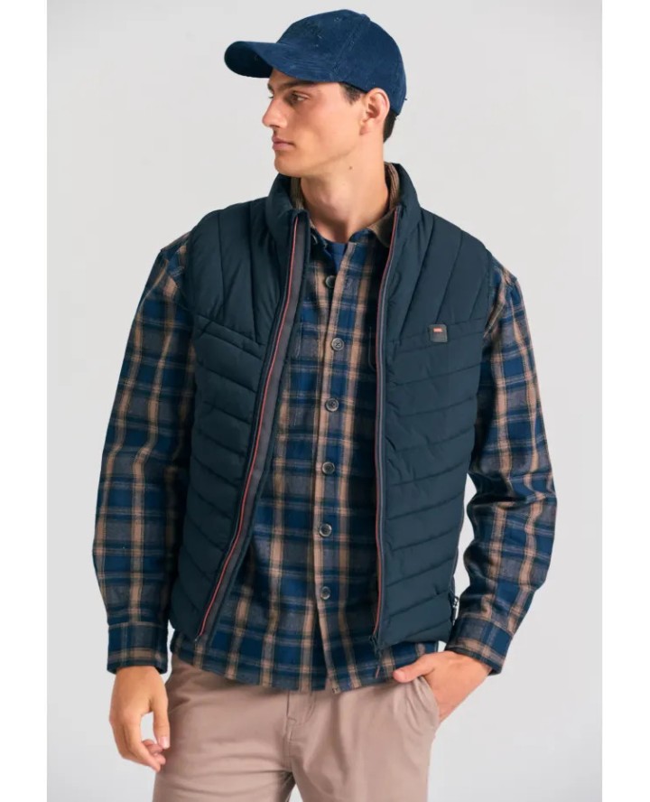 FUNKY BUDDHA Men's vest quilted...