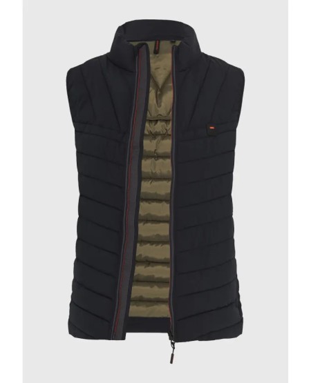 FUNKY BUDDHA Ανδρικό αμάνικο καπιτονέ μπουφάν FBM012-001-01 NAVY
