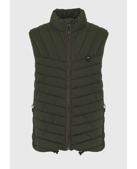 FUNKY BUDDHA Men's vest quilted jacket FBM012-001-01 FOREST NIGHT