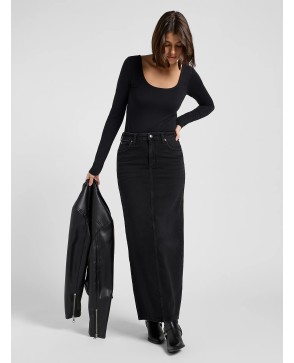 LEE® Back Slit Maxi Skirt...