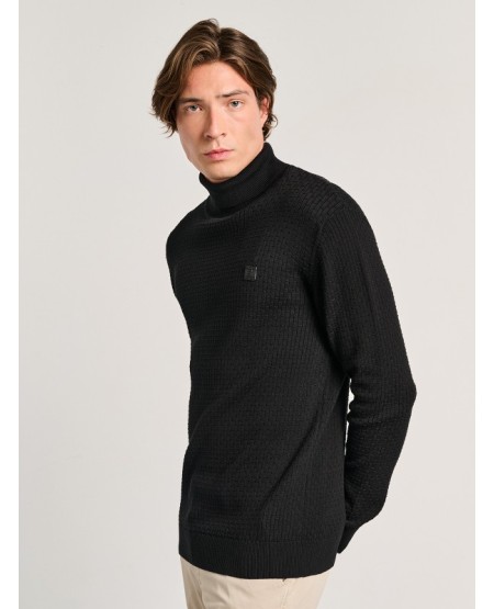 STAFF JEANS Huck Knit Rollneck 64-203.054.N0090
