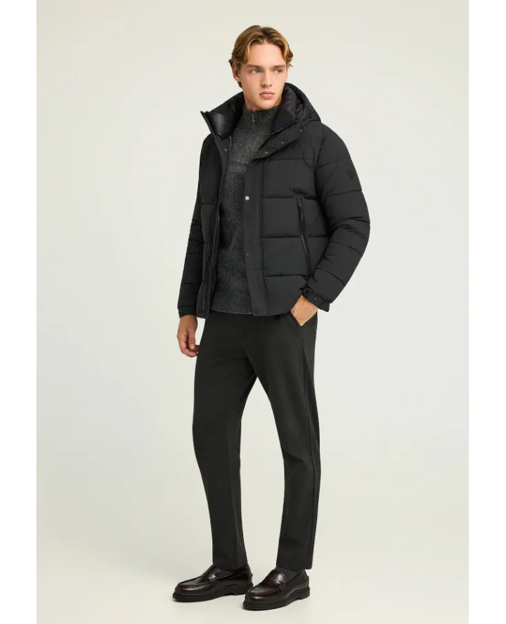 FUNKY BUDDHA Ανδρικό puffer μπουφάν...