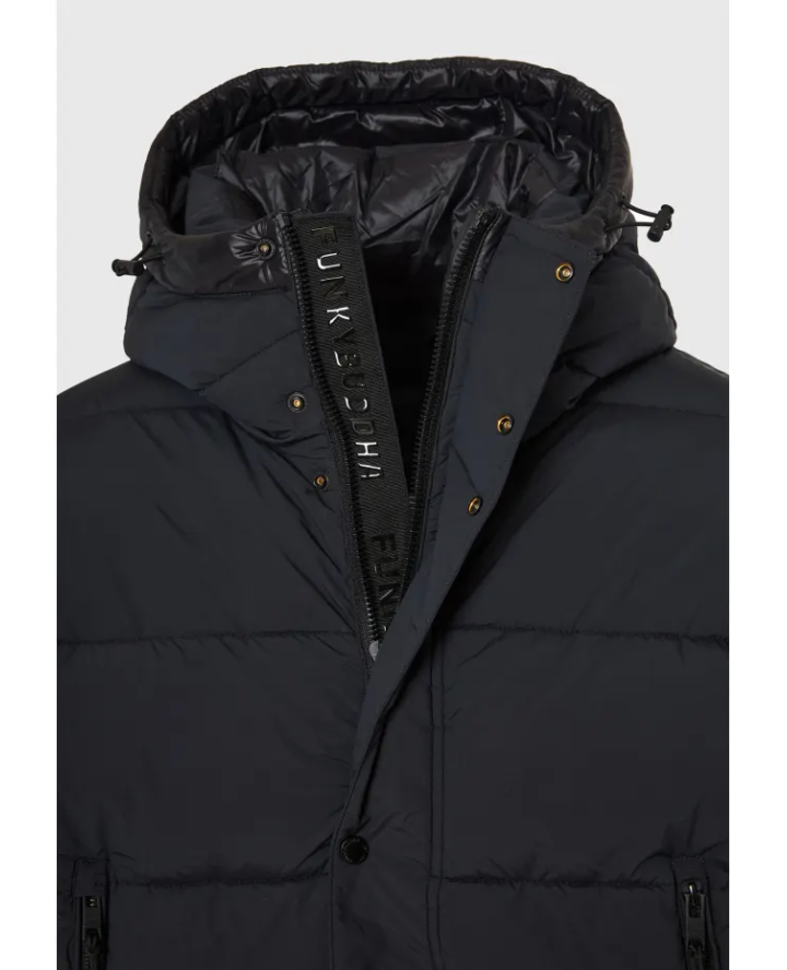 FUNKY BUDDHA Ανδρικό puffer μπουφάν...