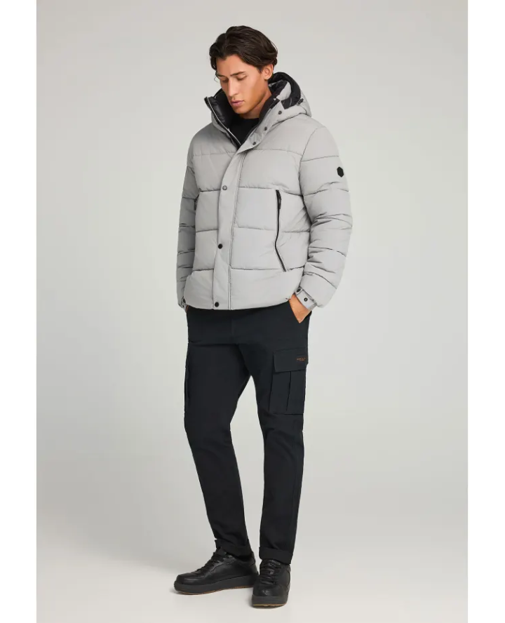 FUNKY BUDDHA Ανδρικό puffer μπουφάν...