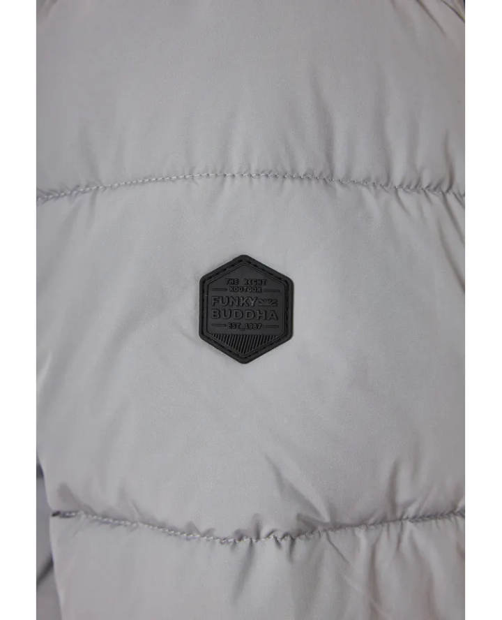 FUNKY BUDDHA Ανδρικό puffer μπουφάν...