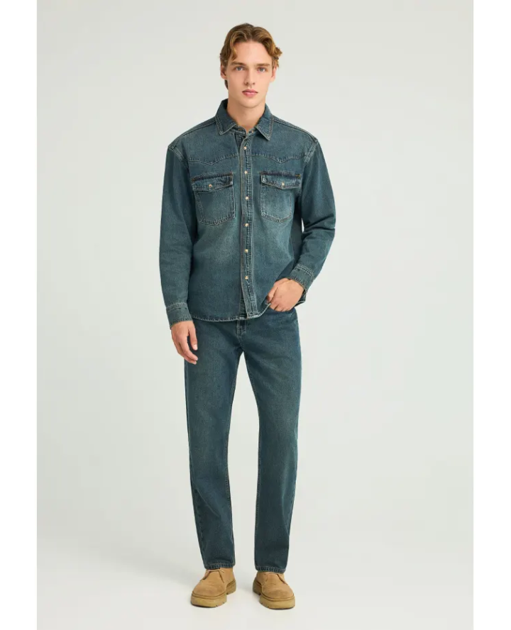 FUNKY BUDDHA Oversized fit ανδρικό...