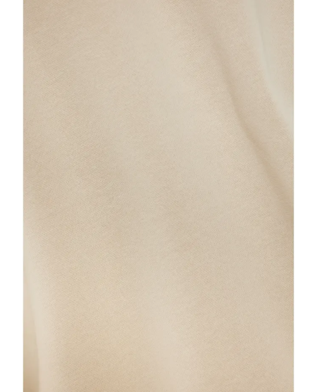 FUNKY BUDDHA Ανδρική φούτερ ζακέτα με κουκούλα- The essentials FBM012-001-06 GREIGE FW25/26
